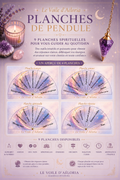 🔮Pack complet - 9 Planches de pendule PDF